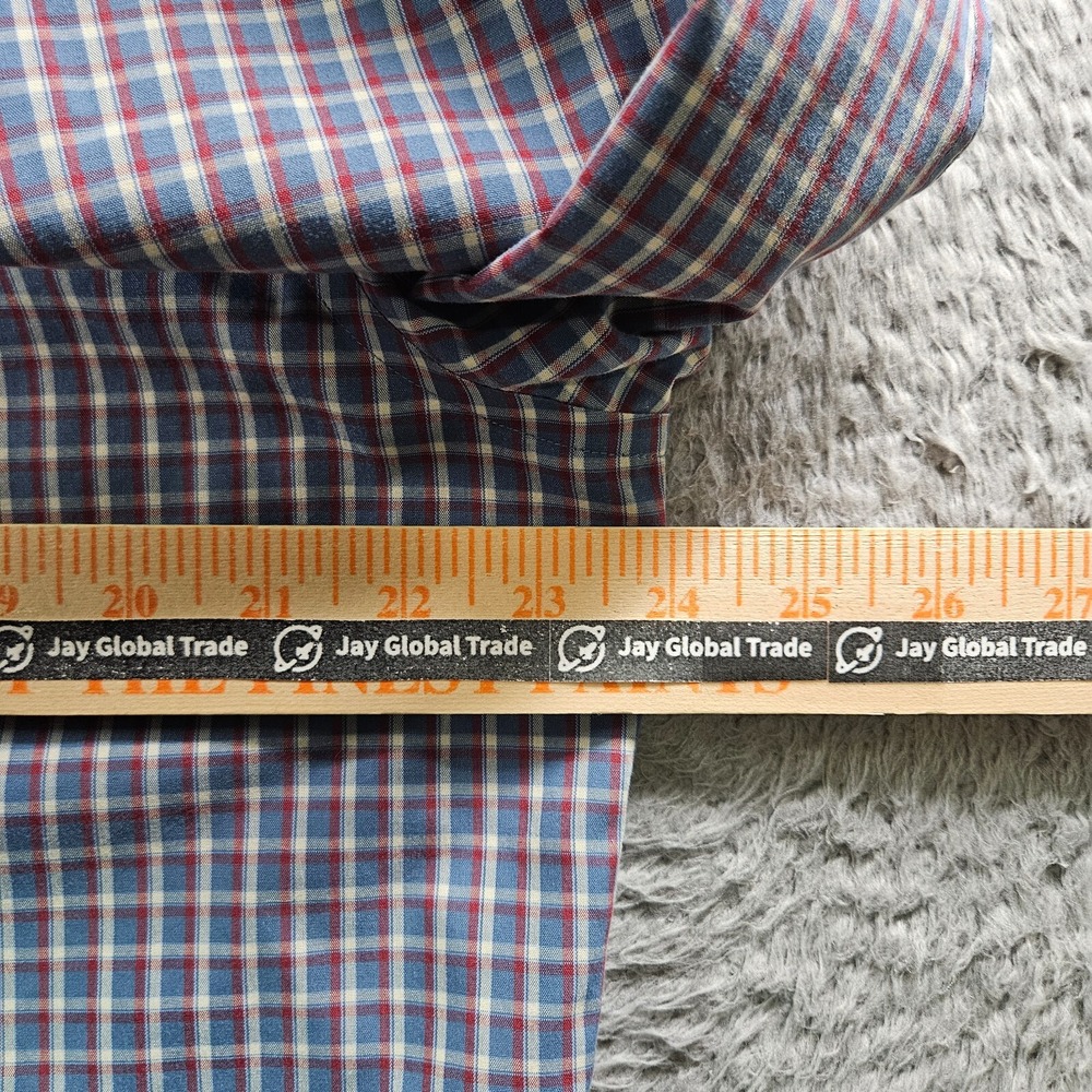 Untuckit Shirt Men XL‎ Slim Fit Button Up Long Sleeve Multicolor Plaid - Picture 8 of 10